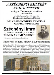 A Széchenyi Emlékév Nyitókoncertje